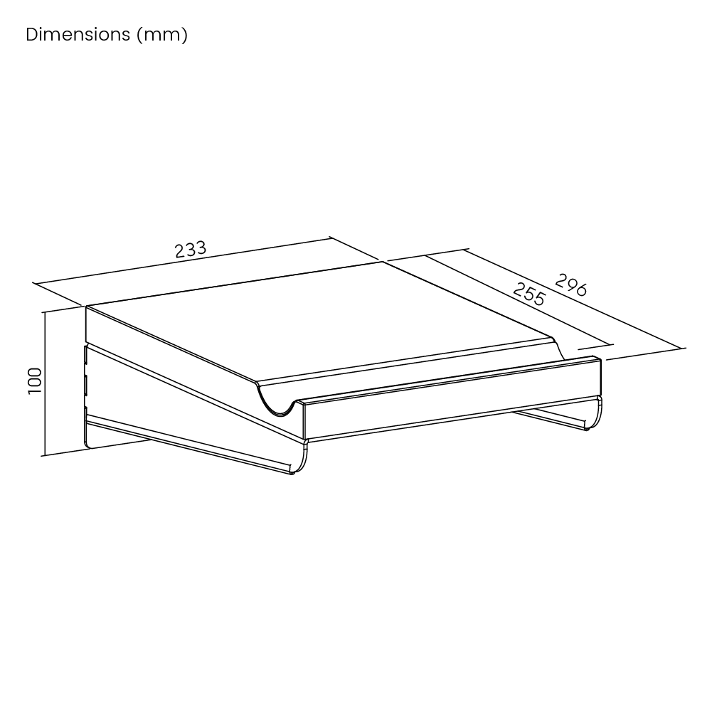 On-Wall Bike Storage Rack with Open Shelf 