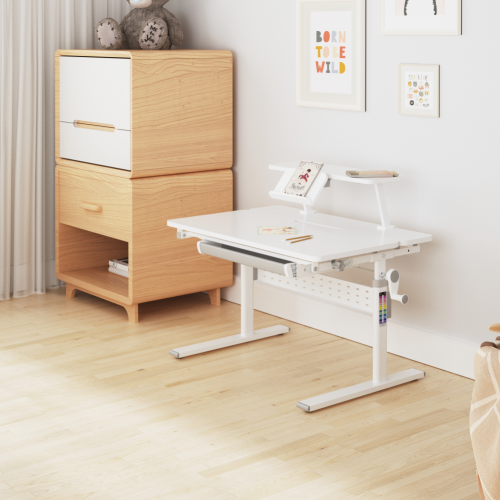 Manual Adjustable Children Desk (900x600mm, Front Up) with Book Holder E601S Tailored to children’s bodies with features that encourage passion for learning and creativity from china(chinese)