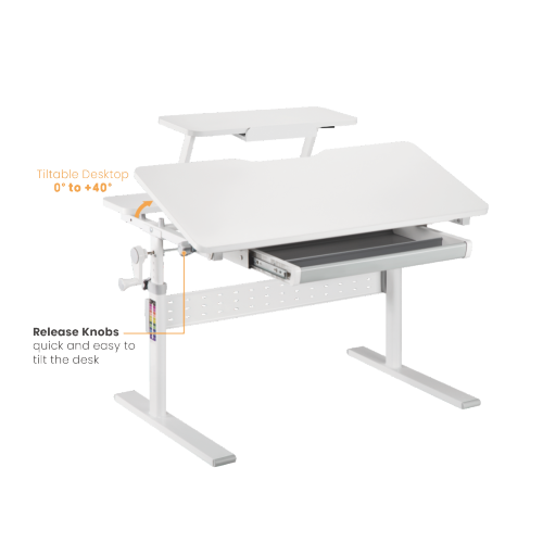 Manual Adjustable Children Desk (900x600mm, Front Up) with Book Holder E601S Tailored to children’s bodies with features that encourage passion for learning and creativity from china(chinese)