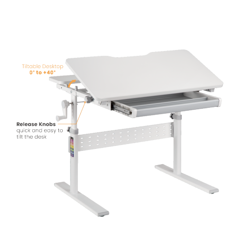 Manual Adjustable Children Desk (800x600mm, Front Up) E602 Tailored to children’s bodies with features that encourage passion for learning and creativity from china(chinese)
