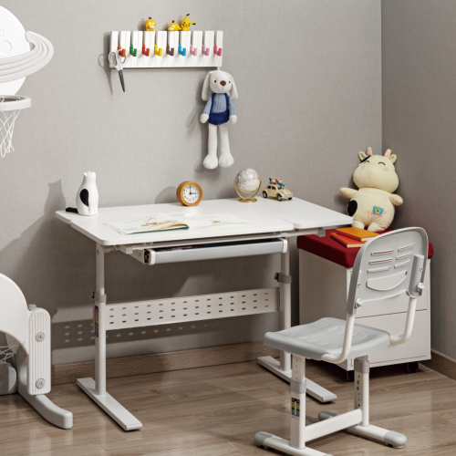 Manual Adjustable Children Desk (1000x600mm, Left Up) E603  Tailored to children’s bodies with features that encourage passion for learning and creativity from china(chinese)