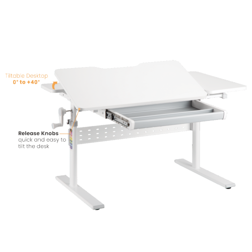 Manual Adjustable Children Desk (1000x600mm, Left Up) E603  Tailored to children’s bodies with features that encourage passion for learning and creativity from china(chinese)