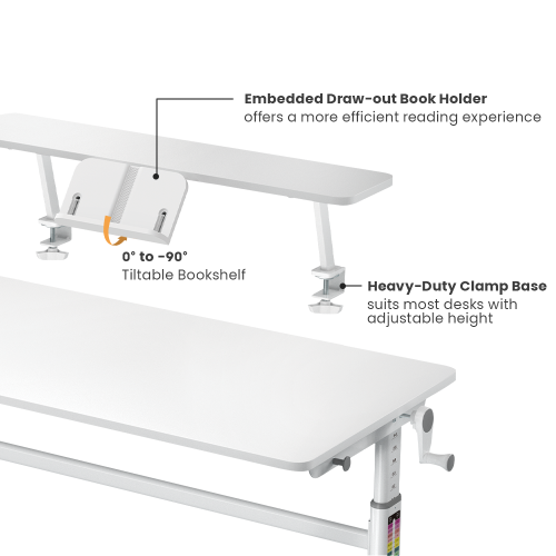 Book Shelf with Book Holder E715 Enlarge the Desk Space from china(chinese)