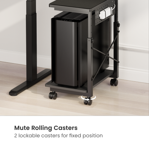 Mobile Height Adjustable CPU Floor Stand CPB28-01 Stay Cool and Organized from china(chinese)