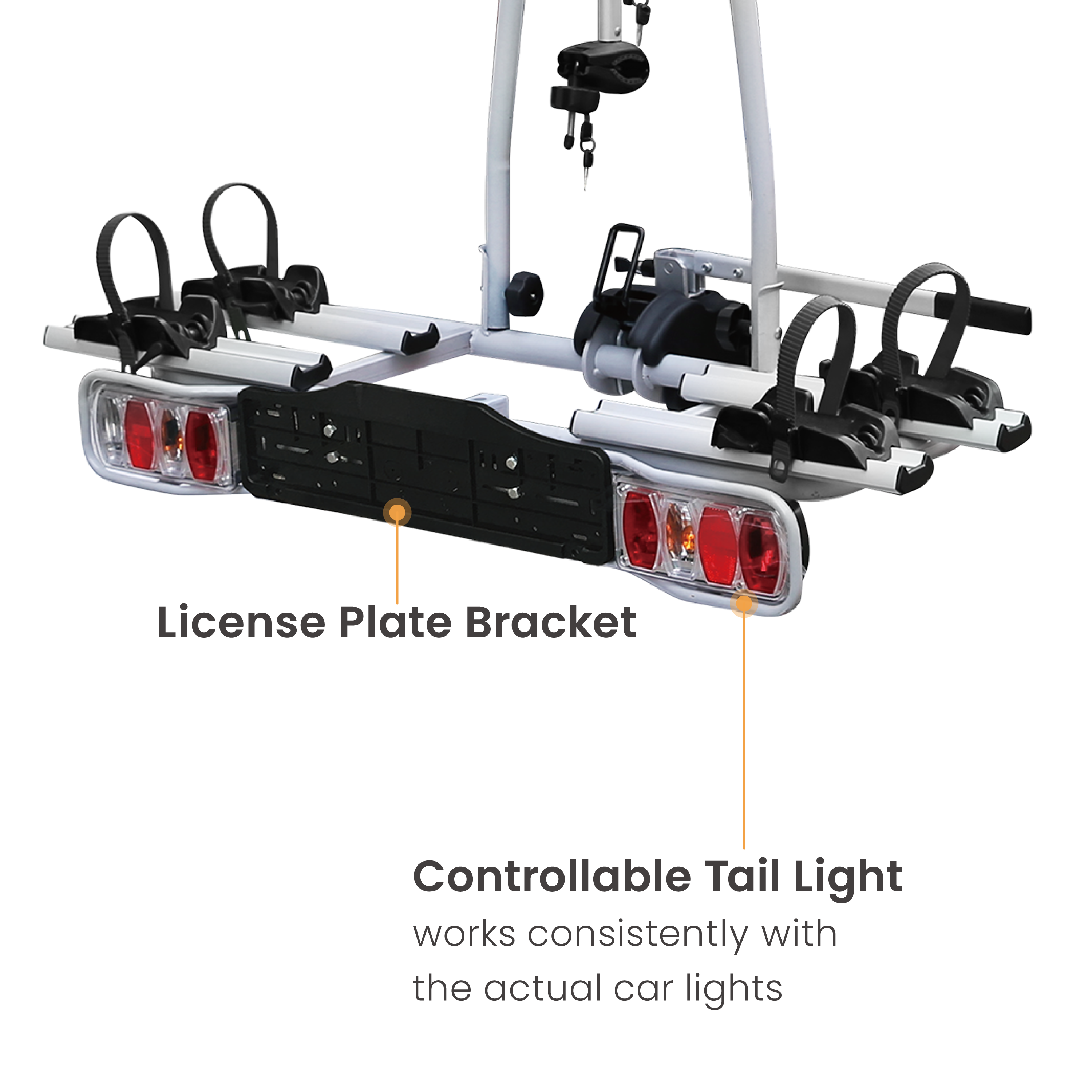 Lockable Car Hitch Bike Rack Supplier and Manufacturer LUMI