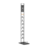 Universal Mobile Vacuum Floor Stand with 7 Accessory Holders