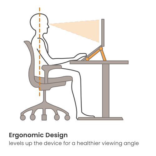 Versatile Foldable Laptop Riser AR-26 Where Versatility Meets Productivity! from china(chinese)