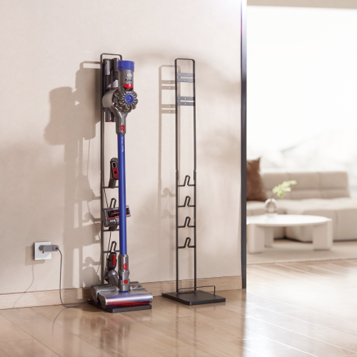 Mobile Dyson Vacuum Floor Stand with 4 Accessory Holders HAB-509 Maximize Convenience and Optimize Space from china(chinese)