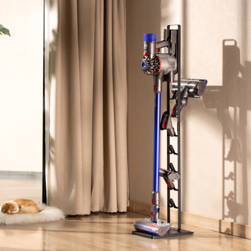 Mobile Dyson Vacuum Floor Stand with 7 Accessory Holders HAB-511 Maximize Convenience and Optimize Space from china(chinese)
