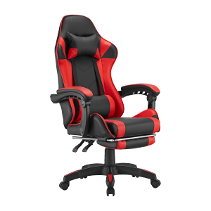 Premium PVC Gaming Chair with Headrest and Lumbar Support