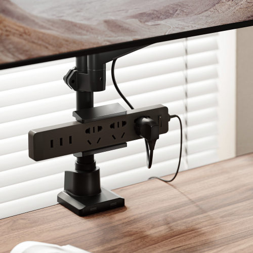 Pole-Mounted Power Strip Holder MH03-1 For Various Power Strips with a Width of 40-70mm (1.6”-2.8”) from china(chinese)