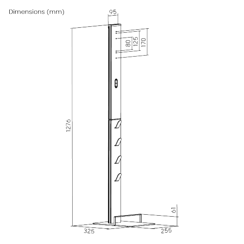 Premium Floor Stand for Dyson Vacuum HAB-01 Saves Space and Maximizes Convenience from china(chinese)