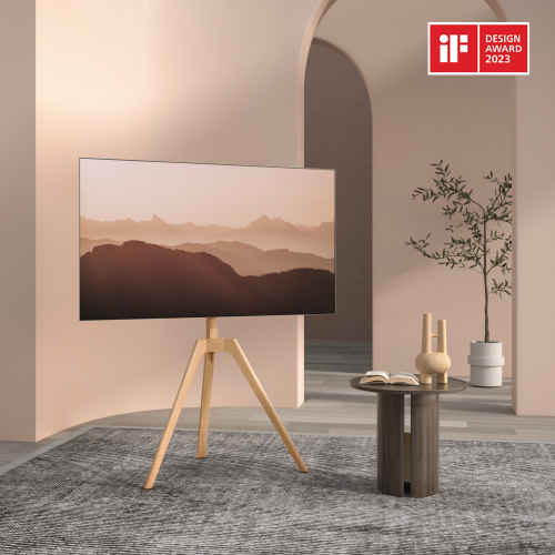 Solid Wood TV Floor Stand FS35-44F-01 Add Warmth Through Accents from china(chinese)