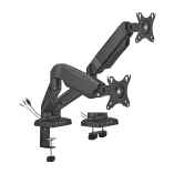 Economy Dual-Screen Spring-Assisted Monitor Arm with Smart Base
