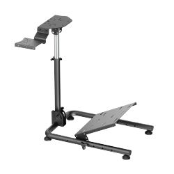 Folding Racing Simulator Wheel Stand with Gear Shifter