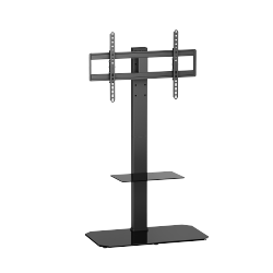 Modern Simplicity Heavy-Duty TV Floor Stand