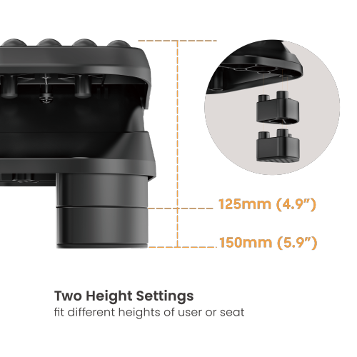 Adjustable Massage Footrest with Split Pedals & Rollers FR16-01 For the Ultimate Comfort from china(chinese)