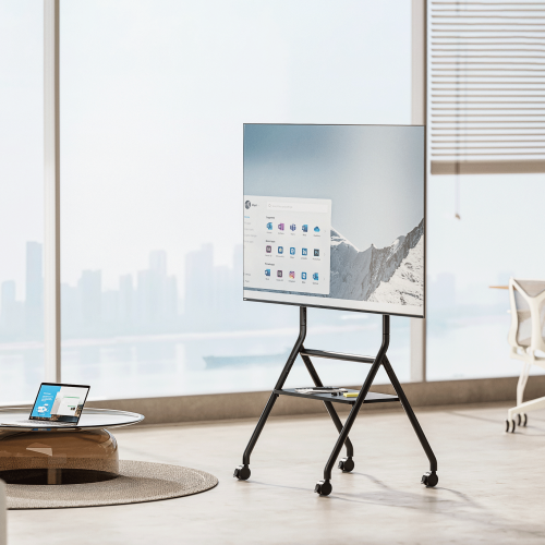 Minimalist Heavy-Duty Studio TV Cart TTF13E-46FW Redefine Viewing Experience from china(chinese)