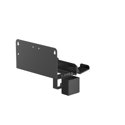 Wall-Mounted Media Player Mount with Gaming Accessory Holders