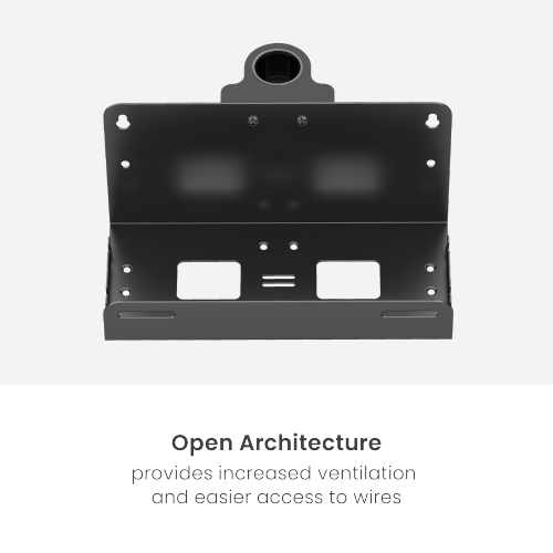 Pole-Mounted Media Player Mount  APM-11-02 fits most LUMI's Easel Studio TV Floor Stands with Φ35mm (1.38") columns from china(chinese)