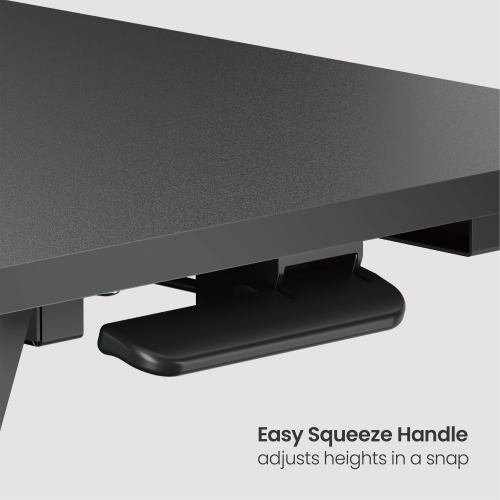 Gas Spring Sit-Stand Desk Converter with Keyboard Tray  DWS37-01  from china(chinese)