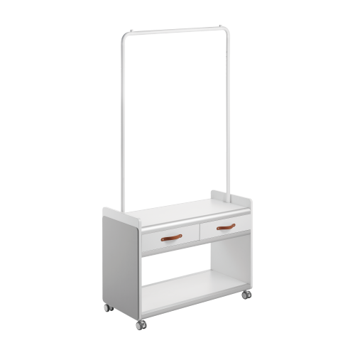 FLEXMO Storage Trolley with Hanging Bar & Drawers MCT01-02H Essentials for an Agility and Flexibility Workplace from china(chinese)