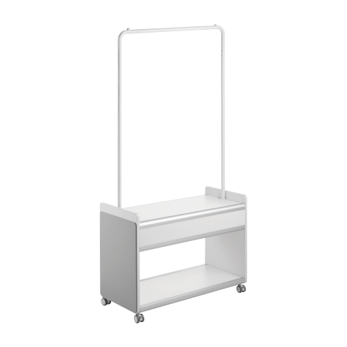 FLEXMO Storage Trolley with Hanging Bar & Drawers MCT01-02H Essentials for an Agility and Flexibility Workplace from china(chinese)