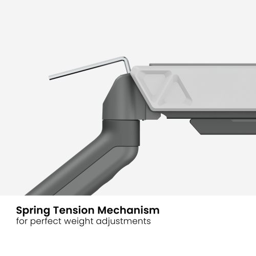Dual Screen Rugged Mechanical Spring Monitor Arm LDT88-C024 For most 17"-32" Monitors from china(chinese)