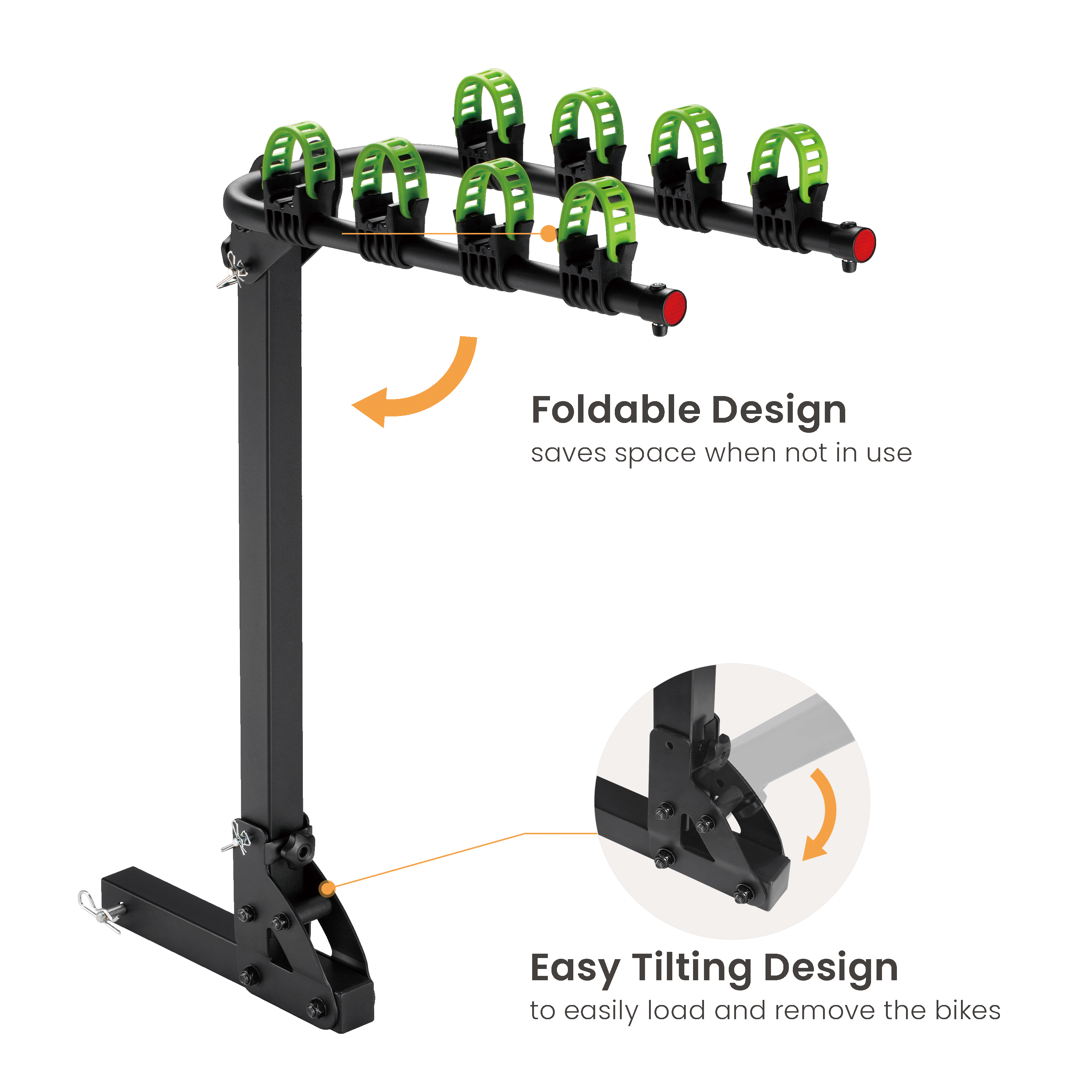 Foldable Car Hitch Bike Rack Supplier and Manufacturer- LUMI