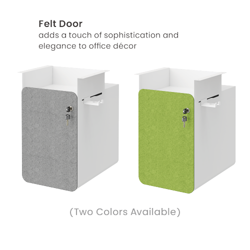 Desk-Mounted Lockable Storage Cabinet   DA13-1  from china(chinese)