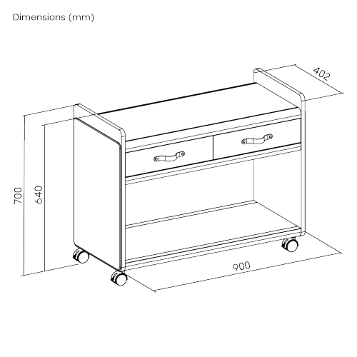 FLEXMO Storage Trolley with Drawers MCT01-02 Essentials for an Agility and Flexibility Workplace from china(chinese)