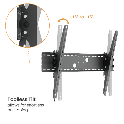 X-Large Heavy-duty Tilt TV Wall Mount LP37-810T For most 60" -100" Curved & Flat Panel TVs from china(chinese)