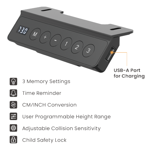 Contemporary 2-Stage Dual-Motor Sit-Stand Desk M10-22DE Featured with elegant round-shaped legs. from china(chinese)
