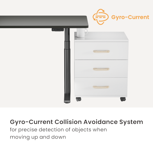 Contemporary 3-Stage Dual-Motor Sit-Stand Desk M10-23DE Featured with elegant round-shaped legs. from china(chinese)