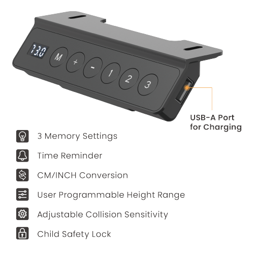 Contemporary 3-Stage Dual-Motor Sit-Stand Desk M10-23DE Featured with elegant round-shaped legs. from china(chinese)