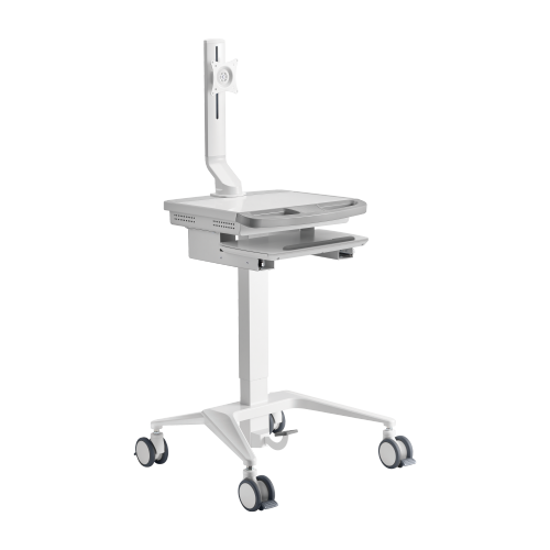 Gas-Lift Medical Cart with Monitor Stand MED01-2 Enhance healthcare space to promote serviceabliity and effciency from china(chinese)