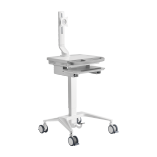 Gas-Lift Medical Cart with Monitor Stand