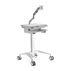 Gas-Lift Medical Cart with Monitor Arm