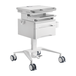 Gas-Lift Medical Cart with Drawer