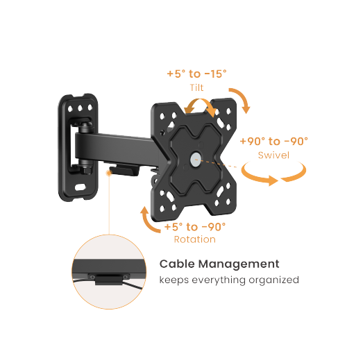 Economy Full-motion TV Wall Mount LDA40-111 Fits Most 13"-32" Flat Panel TVs from china(chinese)