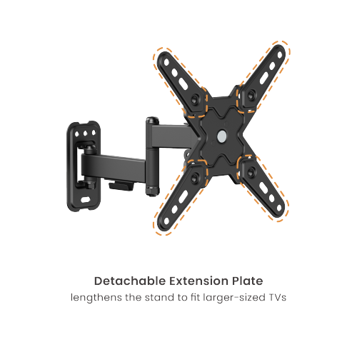 Economy Full-motion TV Wall Mount LDA40-222 Fits Most 13"-43" Flat Panel TVs from china(chinese)