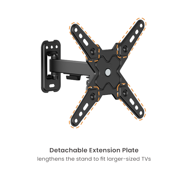 Economy Full-motion TV Wall Mount LDA40-221 Fits Most 13"-43" Flat Panel TVs from china(chinese)