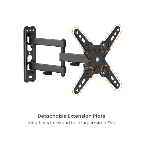 Economy Full-motion TV Wall Mount LDA40-223 Fits Most 13"-43" Flat Panel TVs from china(chinese)