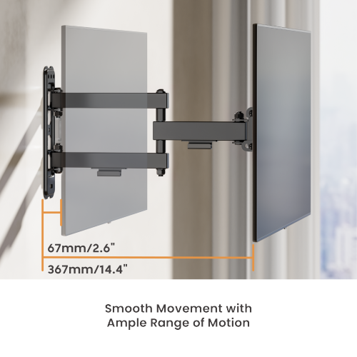 Economy Full-motion TV Wall Mount LDA40-443 Fits Most 13"-55" Flat Panel TVs from china(chinese)