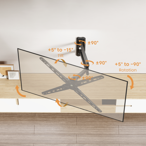Economy Full-motion TV Wall Mount LDA40-443 Fits Most 13"-55" Flat Panel TVs from china(chinese)
