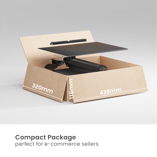 Gas Spring Sit-Stand Desk Converter for Laptop DWS36-01 Perfect for laptops, tablets and books from china(chinese)