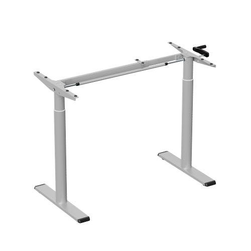 Round Columns Manual Height-Adjustable Desk Frame N10-22D Chic Rounded Columns Design Setting it Apart from china(chinese)