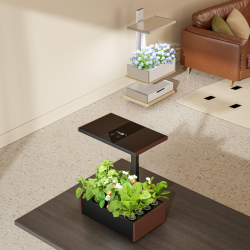 Thriving Indoor Gardening System with Advanced Control Panel