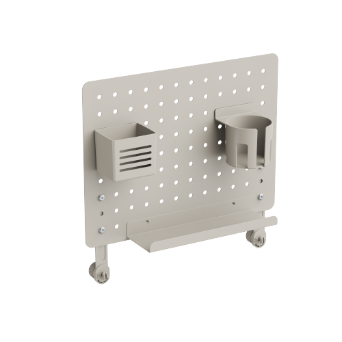 Office Pegboard with Accessories STR01-P08 Compatible with LUMI's STR01 Series Deskmatics Rail Storage System from china(chinese)