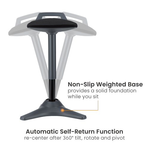 Ergonomic Height Adjustable Perch Stool CH04-14 Dynamic Enough for Active Sitting from china(chinese)